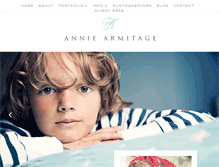 Tablet Screenshot of anniearmitage.com